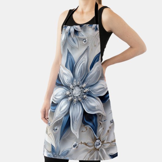 雪片の冬のイベント エプロン (インサイチュ)