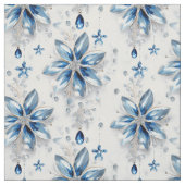 雪片の冬のイベント ファブリック (見本)