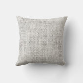 雪片の冬の枕装飾 クッション (裏面)