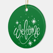 雪片の冬 – クリスマスオーナメント (左)