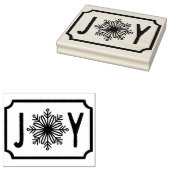 雪片の喜び ラバースタンプ (押印)