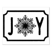 雪片の喜び ラバースタンプ (インプリント)