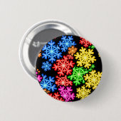 雪片の壁紙 缶バッジ (正面&裏面)