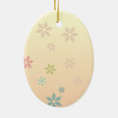 雪片の妖精 セラミックオーナメント (裏面)