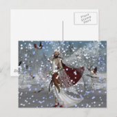雪片の妖精 ポストカード (正面/裏面)