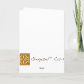 雪片の季節の挨拶状のテンプレート シーズンカード (裏面)