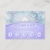 雪片の曼荼羅 ロイヤリティカード (正面)