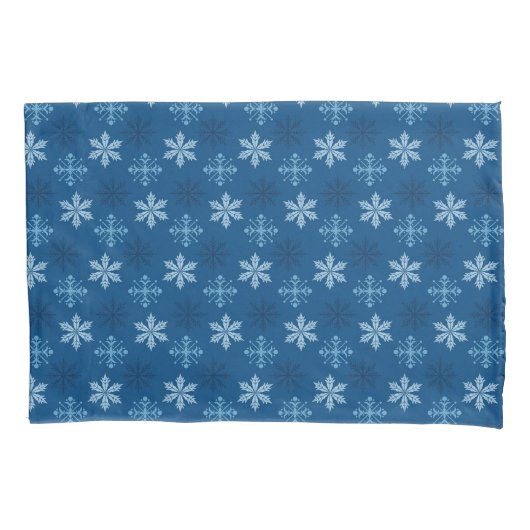 雪片の枕箱 枕カバー (正面左)