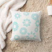 雪片の枕 クッション (ブランケット)