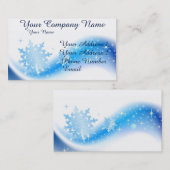雪片の波 名刺 (正面/裏面)