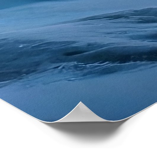 雪片の満月 ポスター (角)