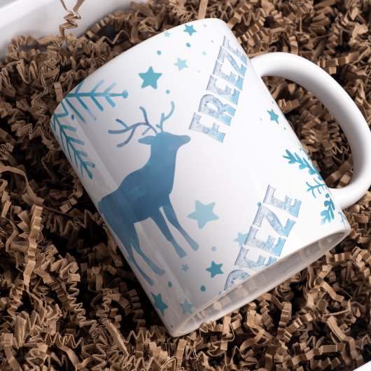 雪片の白 コーヒーマグカップ