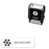 雪片の皮肉なユーモア セルフインキングスタンプ (インサイチュ)