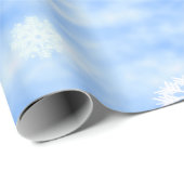 雪片の秋の青 ラッピングペーパー (ロールコーナー)