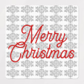 雪片の組み合わせ封筒用シール/ラベル ラベル (デザイン2)