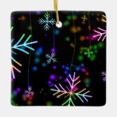 雪片の色 セラミックオーナメント (正面)