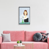 雪片の花 キャンバスプリント (インサイチュ (リビング))