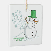 雪片の製造方法 セラミックオーナメント (右)