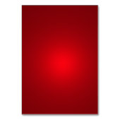 雪片の赤い座席カード テーブルナンバー (裏面)