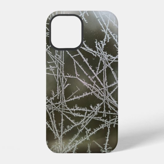 雪片の選択的焦点 iPhoneケース (裏面)
