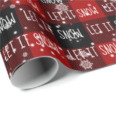 雪片の雪の文字 ラッピングペーパー (ロールコーナー)