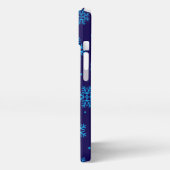 雪片の電話ケース iPhoneケース (左側面)