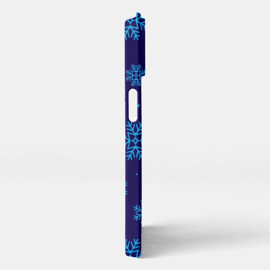 雪片の電話ケース iPhoneケース (右側面)