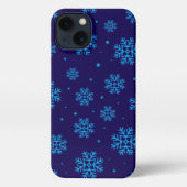 雪片の電話ケース iPhoneケース (裏面)