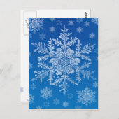 雪片はがき ポストカード (正面/裏面)