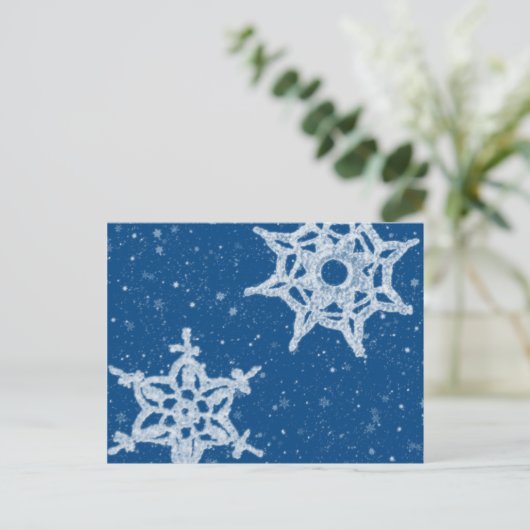雪片はがき ポストカード (スタンド正面)