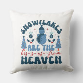 雪片はキスから天国 – コージー クッション (裏面)
