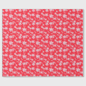 雪片は包装紙に光沢をつけます ラッピングペーパー (フラット)