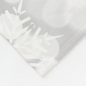 雪片は天国からのキスです フリースブランケット (角)