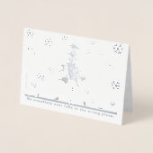 雪片は決して間違った場所で秋を起こさない –  箔カード (正面)