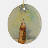 雪片は私の頭部の落下を保ちます セラミックオーナメント (左)