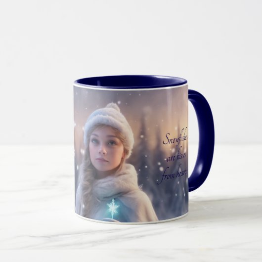 雪片は… マグカップ (正面右)