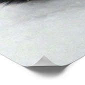 雪片をつかむ ポスター (角)