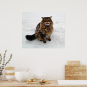 雪片をつかむ ポスター (キッチン)