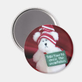 雪片を追う マグネット (正面/裏面)