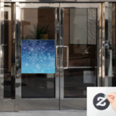 雪片ウィンドウの固定 ウィンドウサイン (オフィスドア)