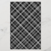 雪片エレガント格子状ブラック結婚式招待状 (裏面)