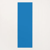 雪片エレガント模様の青ペンギン ヨガマット (裏面)