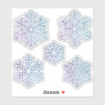 雪片オパールセントブルーとパープル