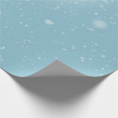 雪片オンブルースカイラッピング紙 ラッピングペーパー (角)