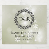 雪片オンSage Beerボトルラベル ビールラベル (シングルラベル)