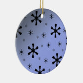 雪片オーナメント セラミックオーナメント (右)