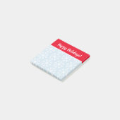 雪片カスタムプリントクリスマスプレゼント ポストイット (アングル)