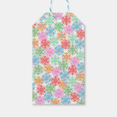 雪片カラフルギフトラベル ギフトタグ (正面)