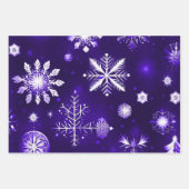 雪片カラフルパターンコレクション2 ラッピングペーパーシート (正面)