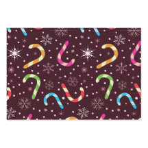 雪片カラフル付きクリスマスキャンディ